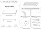 RYOFOBETTO Small Floating Shelf, 6X9 Inches Farmhouse Wall Shelves - Image 7
