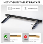 Black Floating Shelves 48Inch Long, 12 Inch Deep Floating Shelves - Image 7
