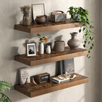 Fun Memories 72 Inch Floating Shelves, 12 Inch Deep Wall Shelf - Image 8
