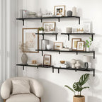 Fun Memories Deep Floating Shelves, 16W x 8D Floating Shelves Set of 2 - Image 7