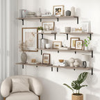 Fun Memories Deep Floating Shelves, 55W x 8D Floating Shelves Set of 2 - Image 7