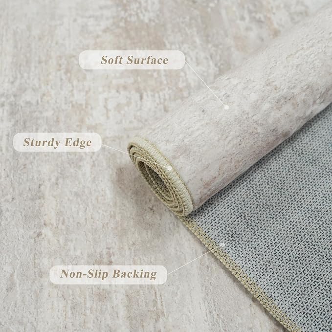 Washable Kitchen Runner Rug 2'6x12 - Image 6