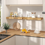 Oak Floating Shelves 48Inch Long, 12 Inch Deep Floating Shelves - Image 8