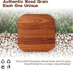 Solid Wood Floating Shelves, 35.4in Finished Real Wood Wall Shelves - Image 3